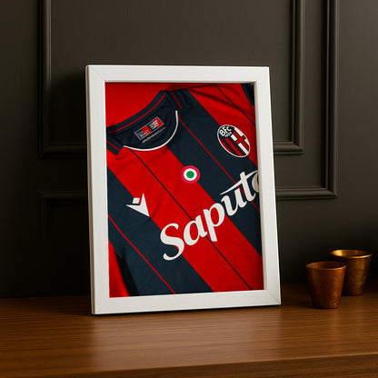 Poster Maillot Football - Bologna Kit 25-26