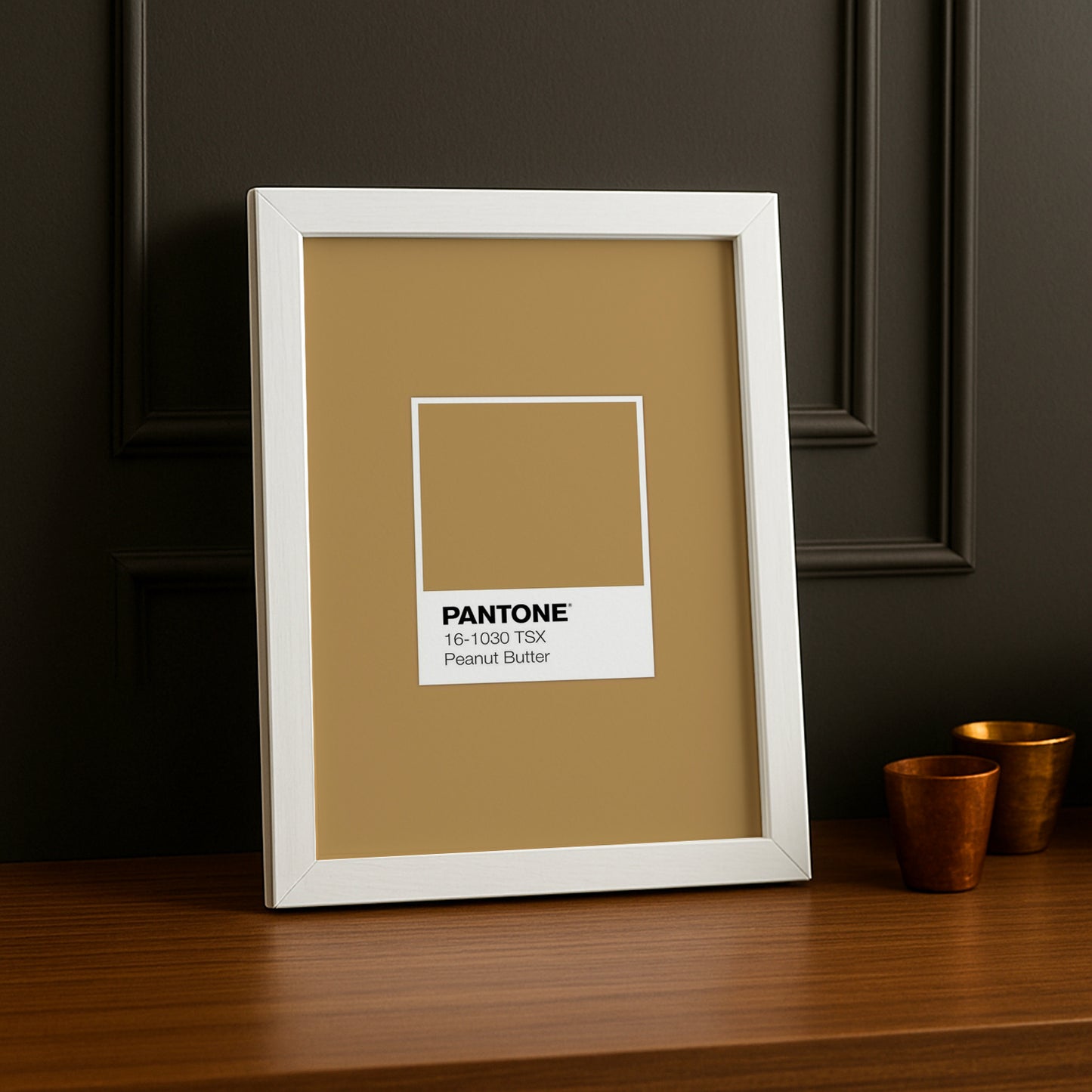 Cadre Photo Pantone Étiquette - Peanut Butter