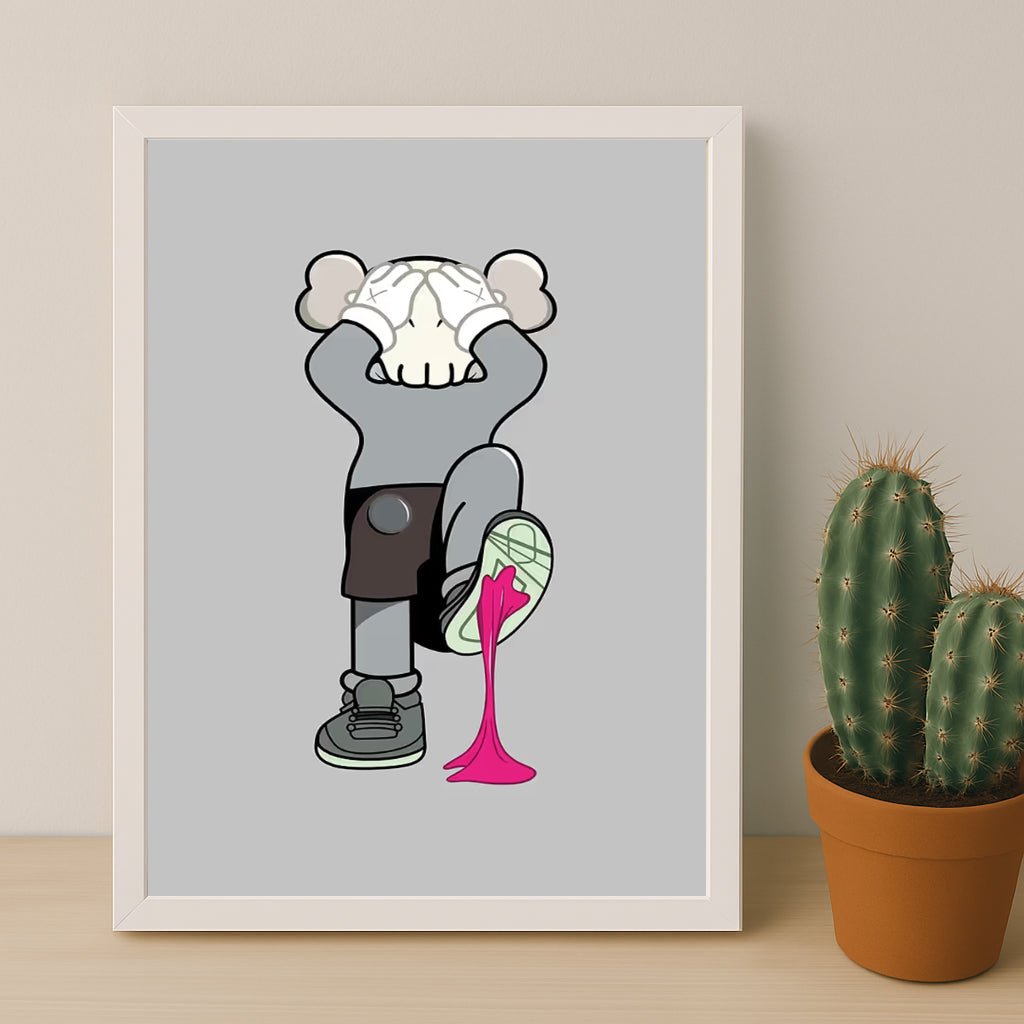 Cadre photo Kaws - Chewing-Gum