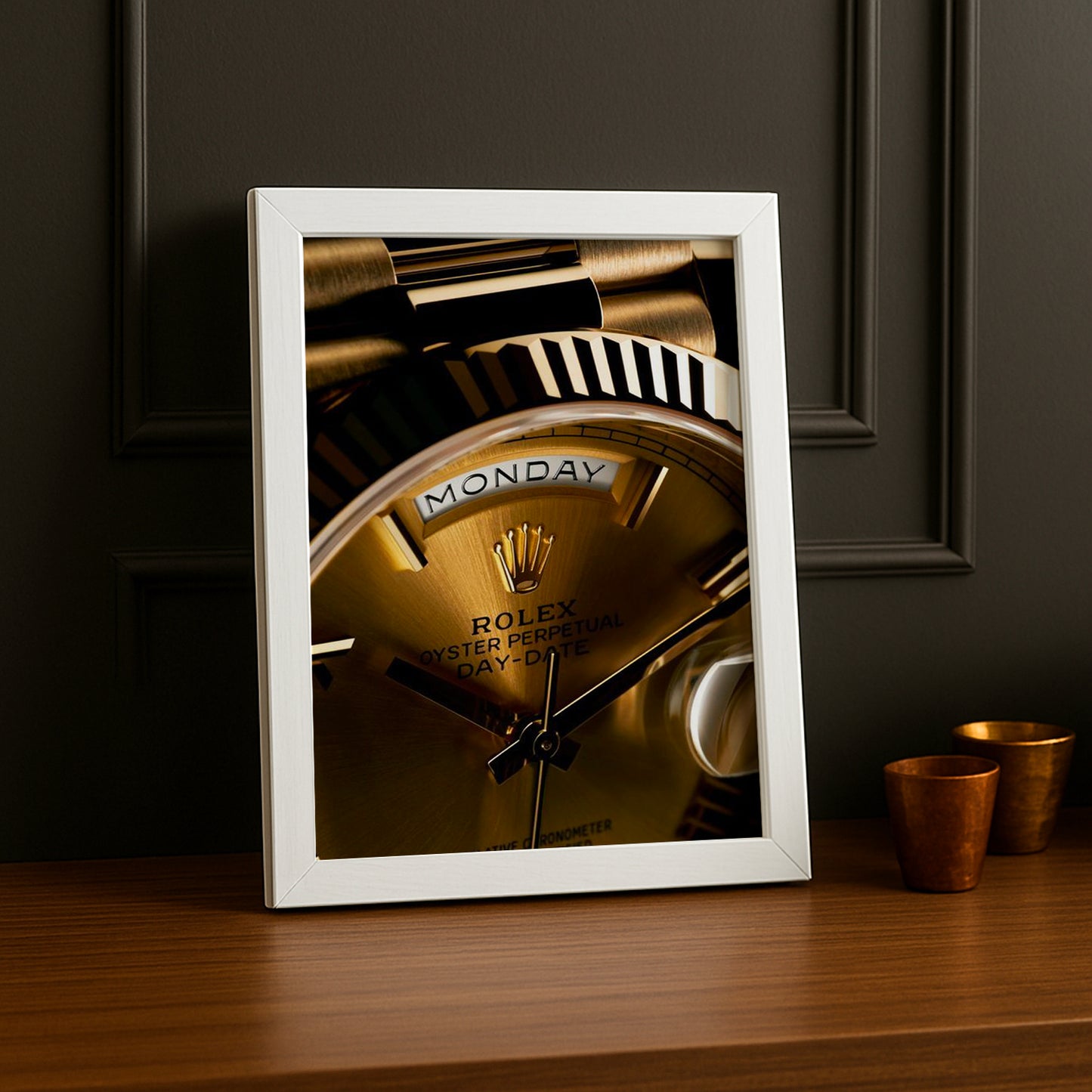 Cadre Photo Rolex - Gold