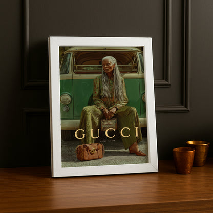 Cadre Photo Gucci - Old Woman