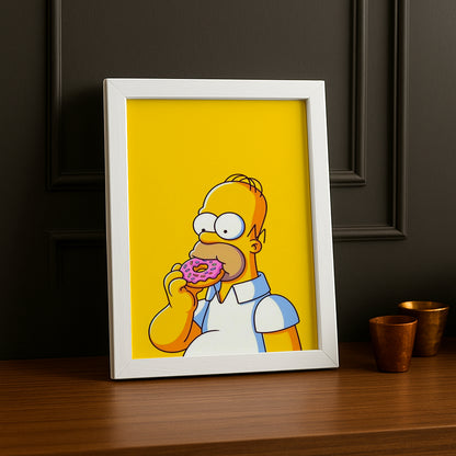 Cadre Photo Les Simpsons - Homer Donuts