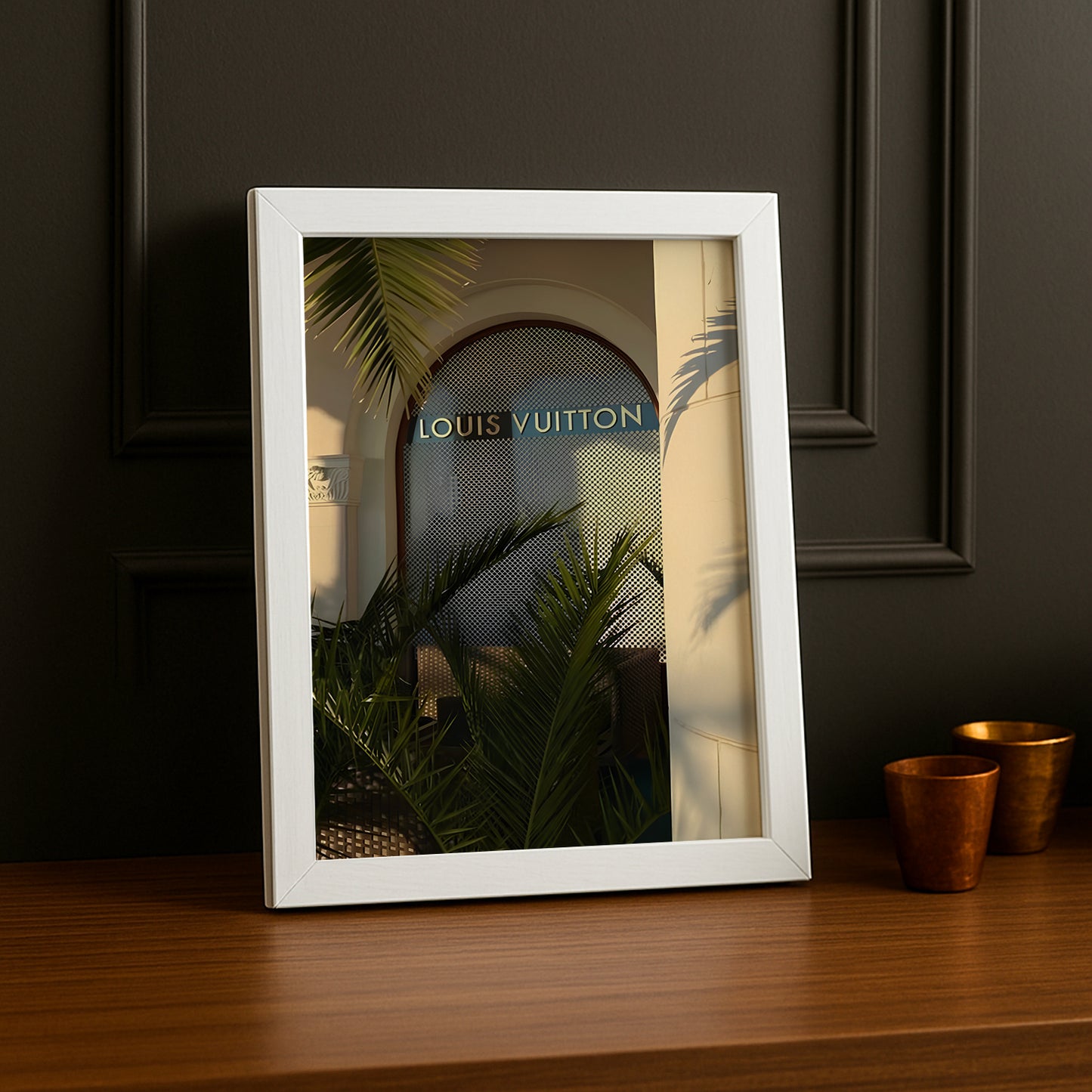 Cadre photo Louis Vuitton devanture