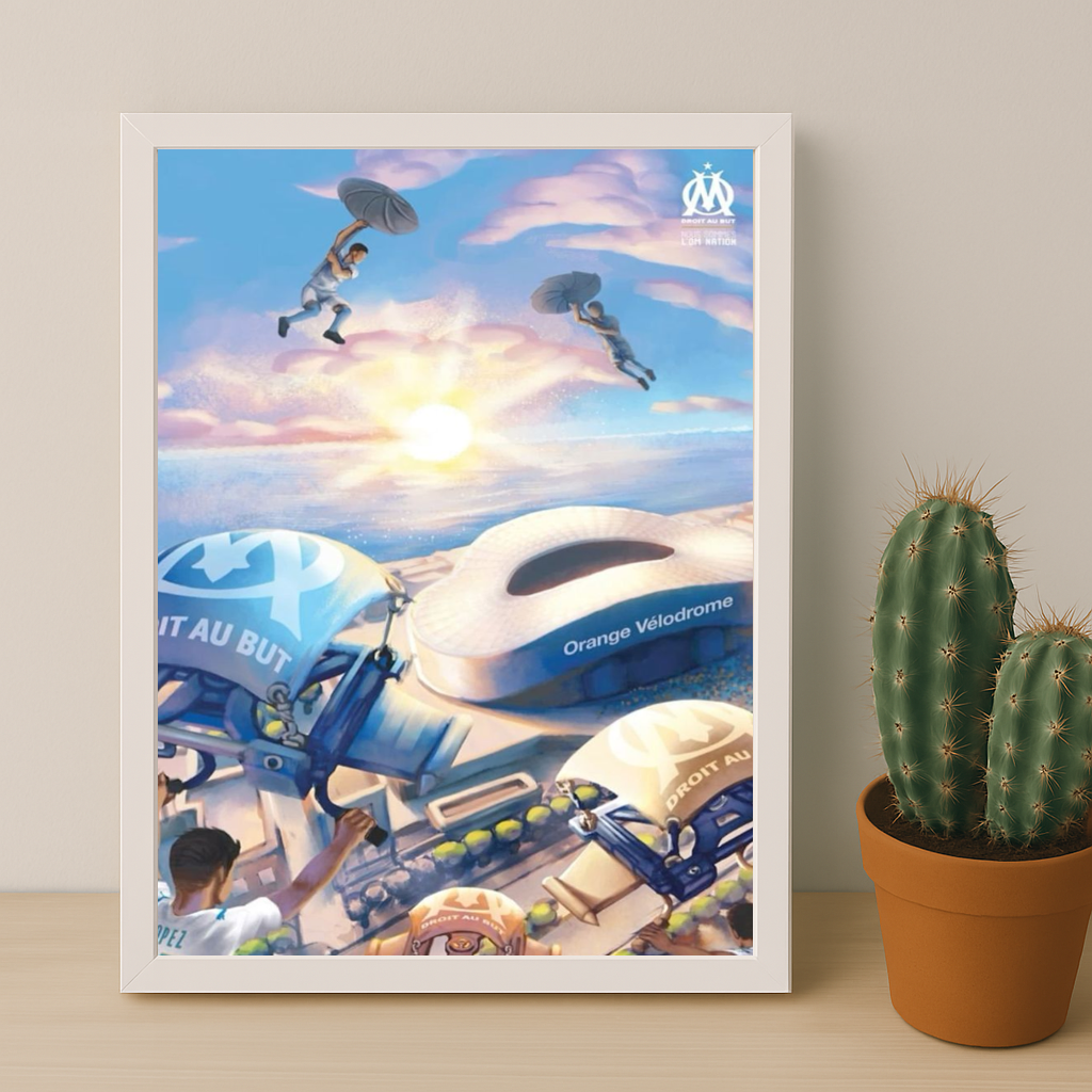 Olympique de Marseille - Poster