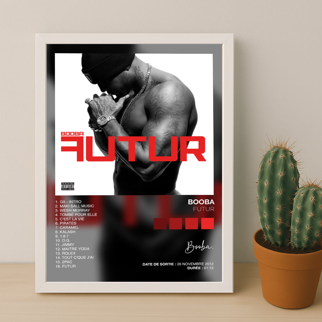 Poster - Album Booba Futur