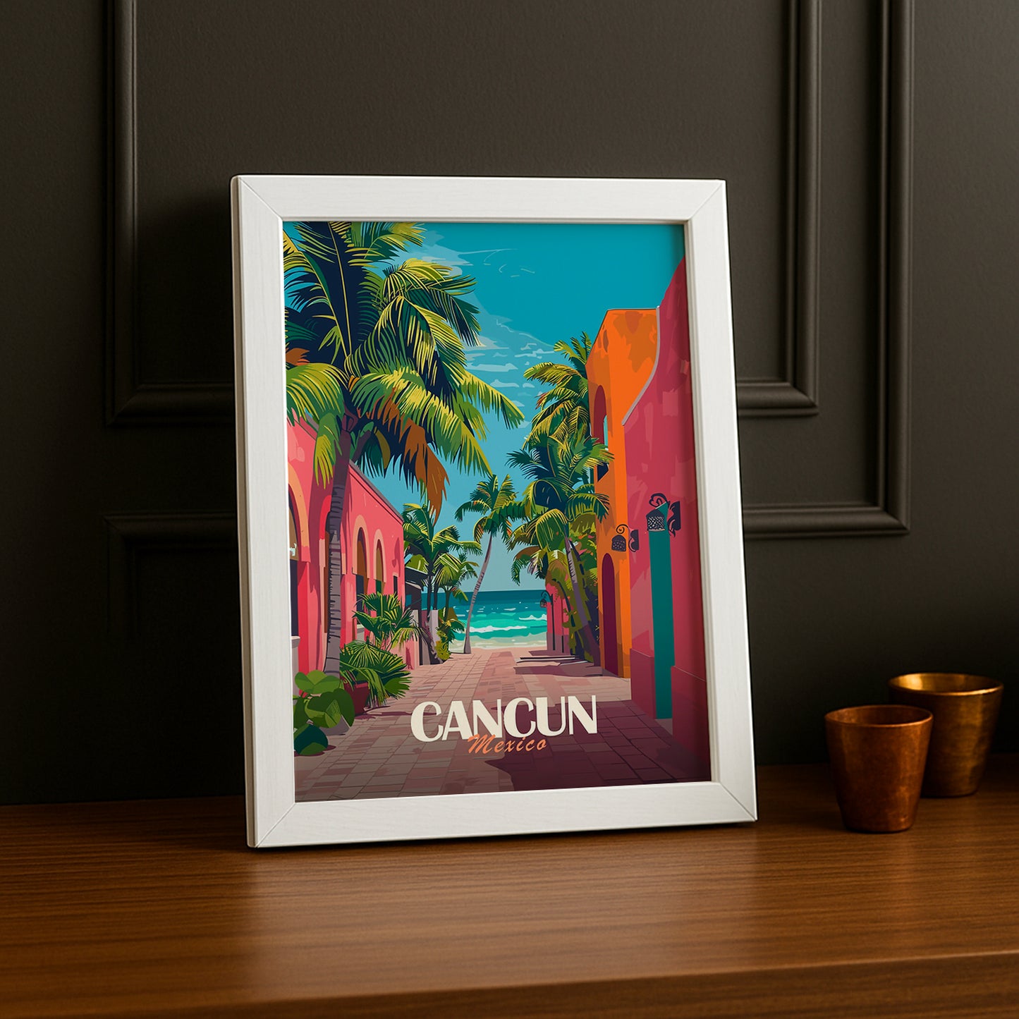 Cadre photo Cancun Mexico