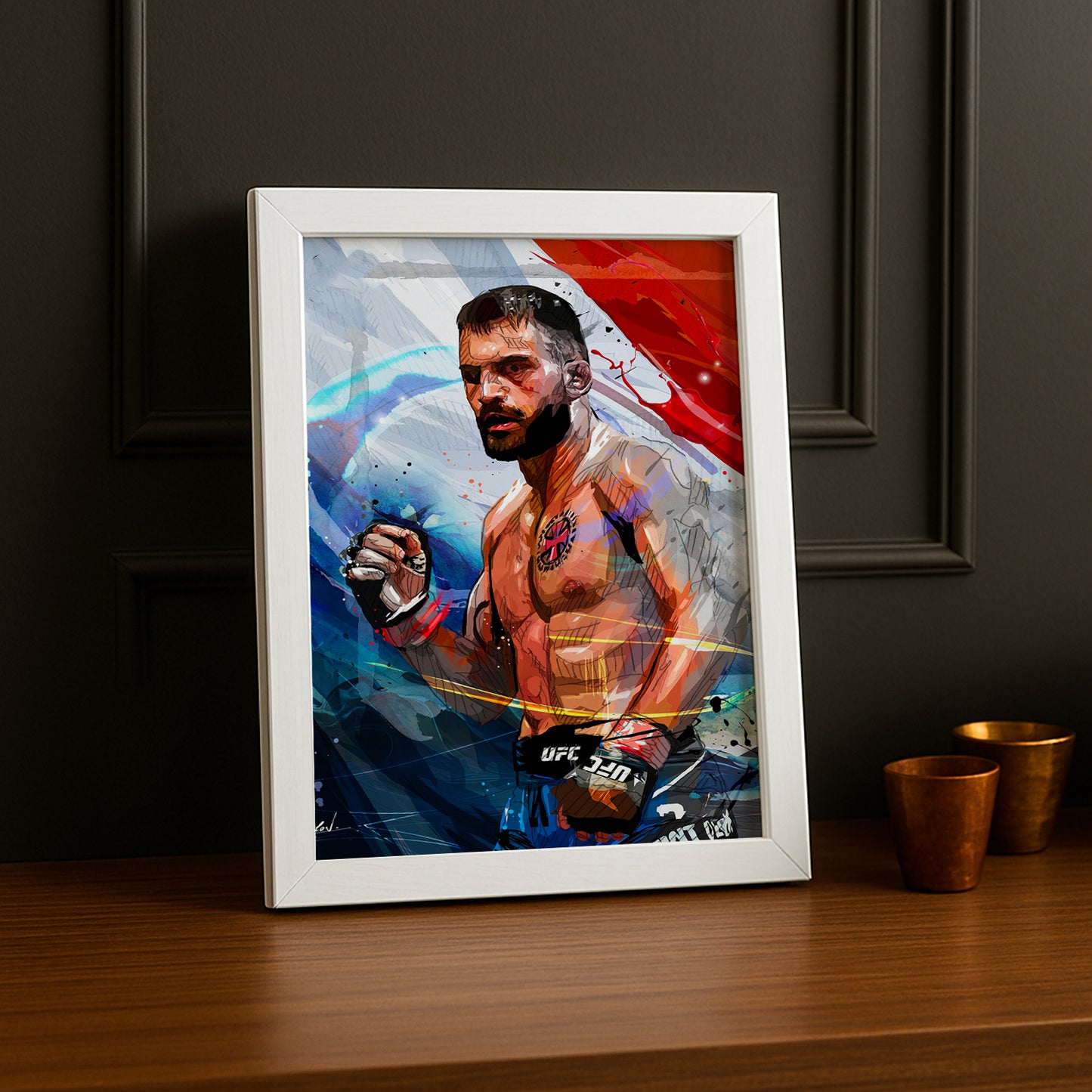 Cadre photo Benoit Saint-Denis UFC