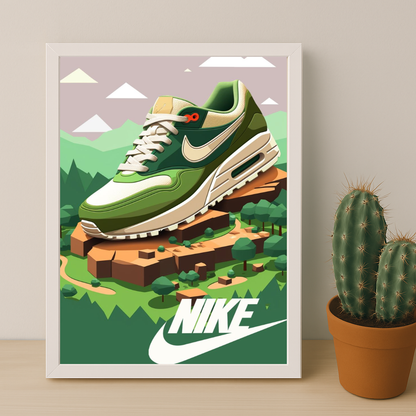 Poster Nike Air Max Green