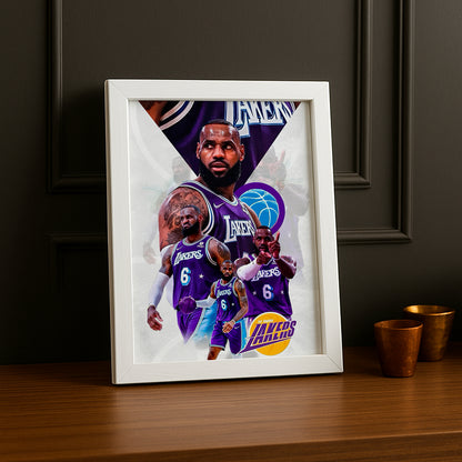 Cadre photo NBA - Lebron James Lakers