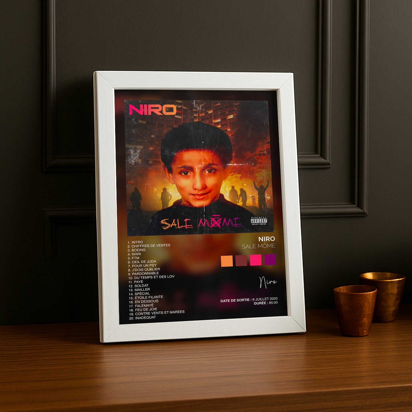 Cadre photo Album Musicaux - Sale Môme de Niro