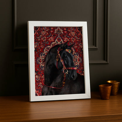 Cadre photo Équitation - Cheval Aesthetic Rouge