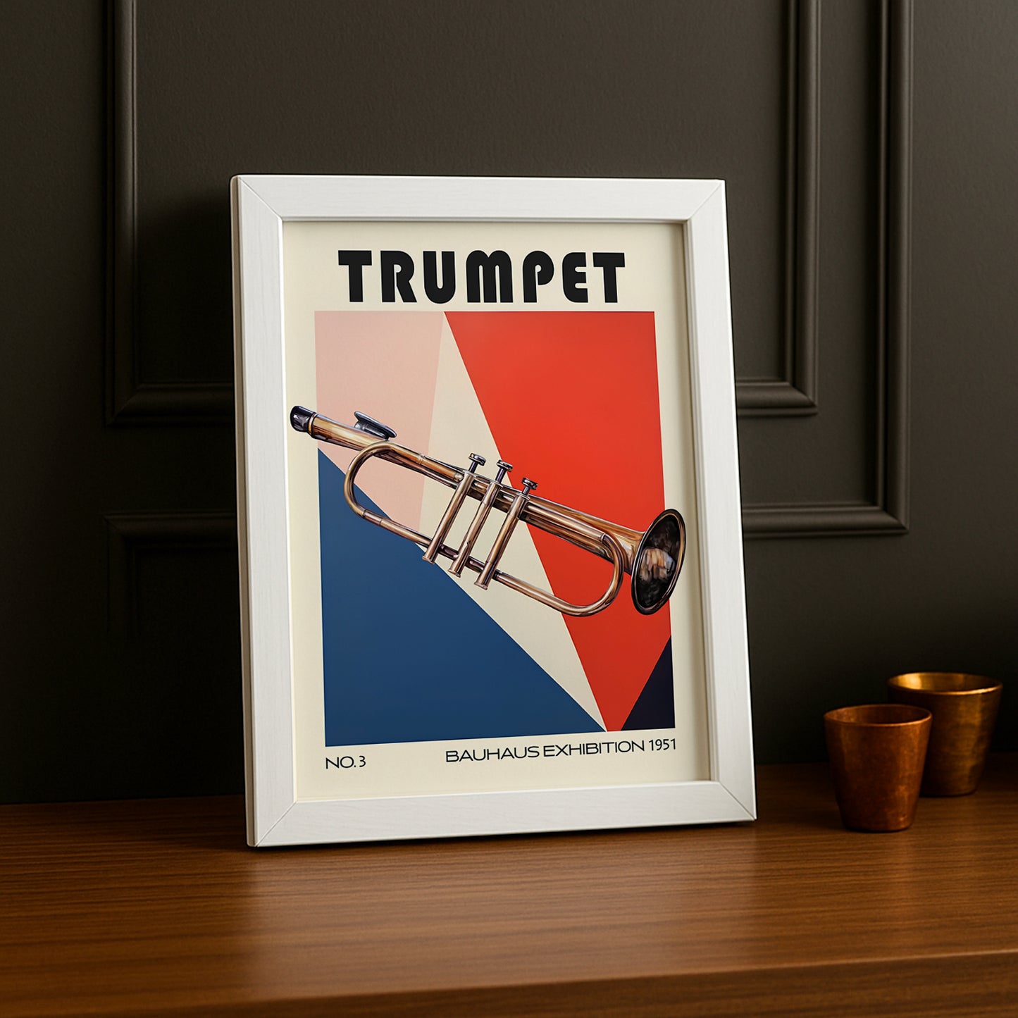 Cadre photo Bauhaus Trumpet