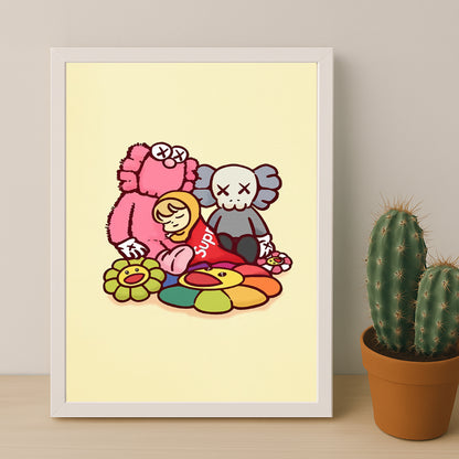 Cadre photo Supreme - Kaws