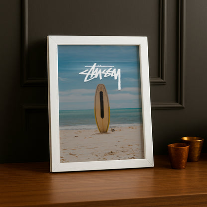 Cadre photo Stüssy - Planche de Surf