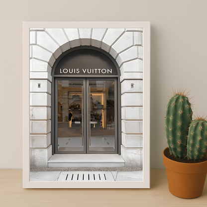 Cadre photo Louis Vuitton magasin