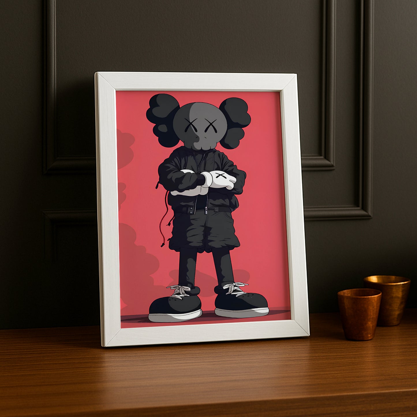 Cadre photo Kaws - Chill Attitude