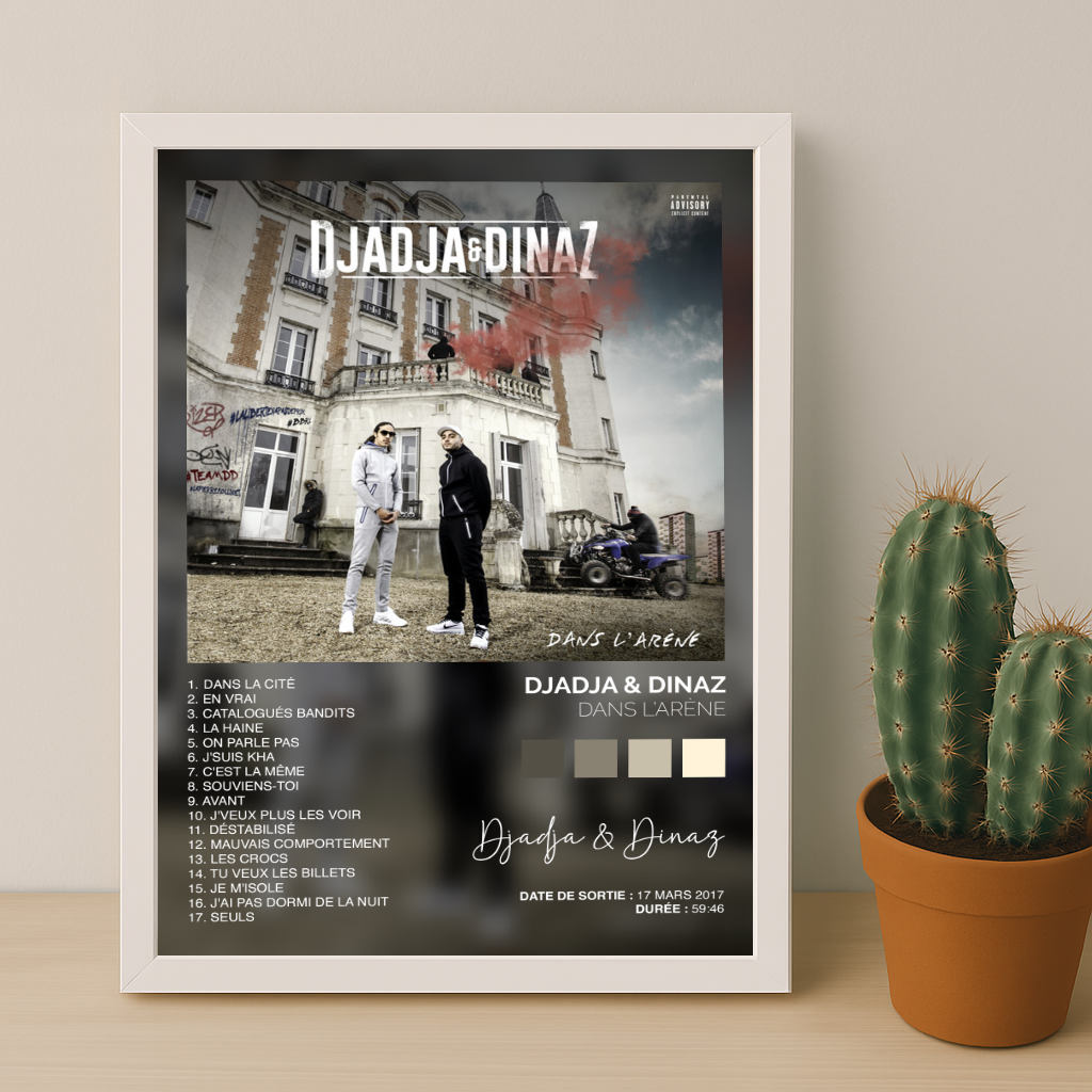 Cadre photo Album - Dans l'Arène Djadja & Dinaz