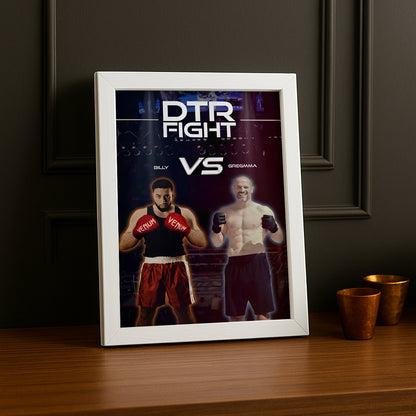 Cadre photo DTR Fight Rebeudeter vs GregMMA