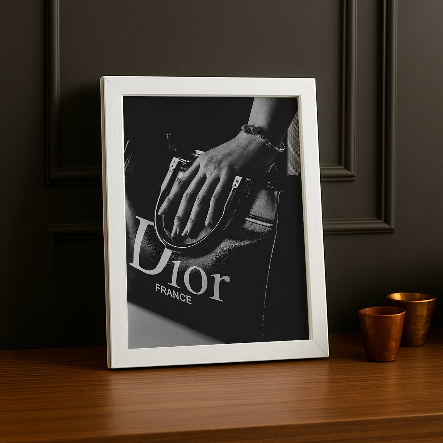 Cadre photo Dior sac