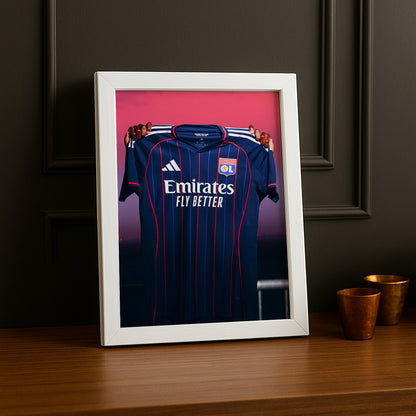 Cadre photo - Maillot Olympique Lyonnais 2026