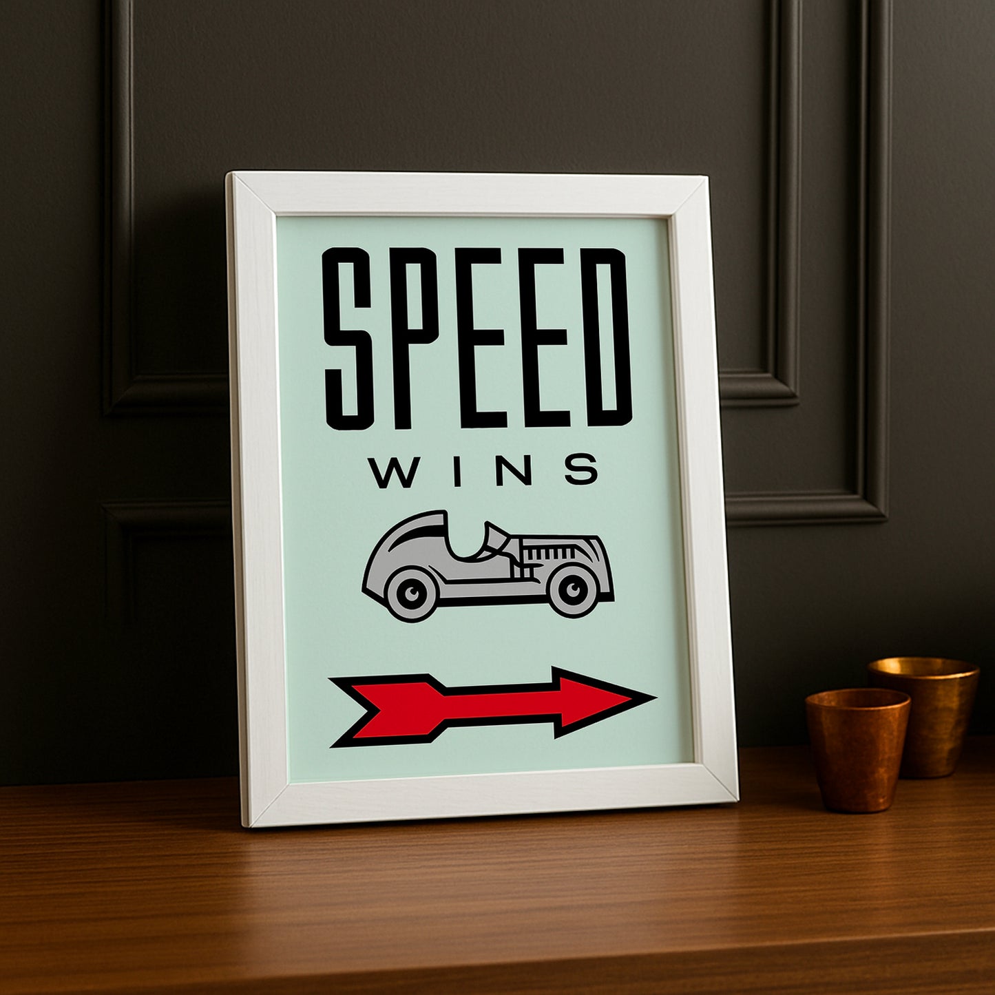 Speed Wins Monopoly - Cadre photo