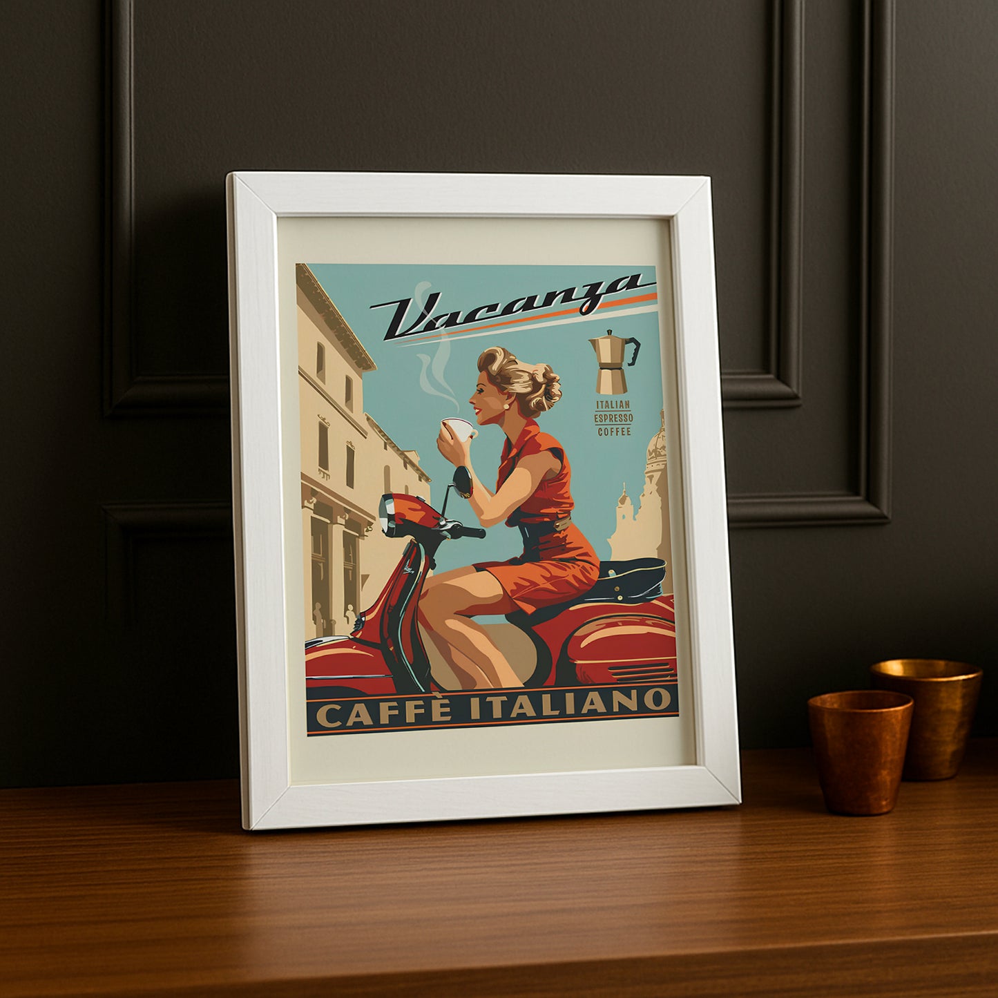 Cadre photo Coffee Lover - Caffè Italiano