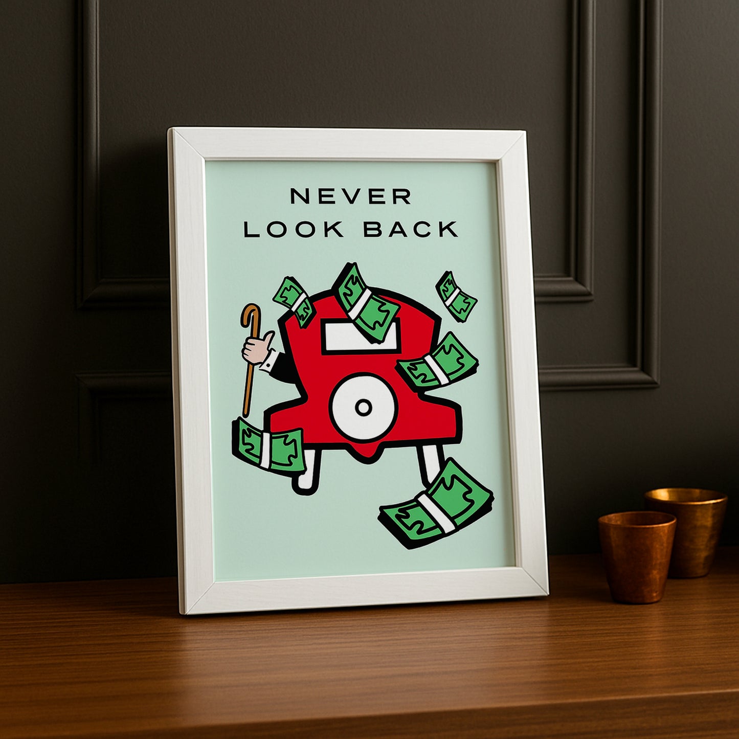 Monopoly Never look back - Cadre photo