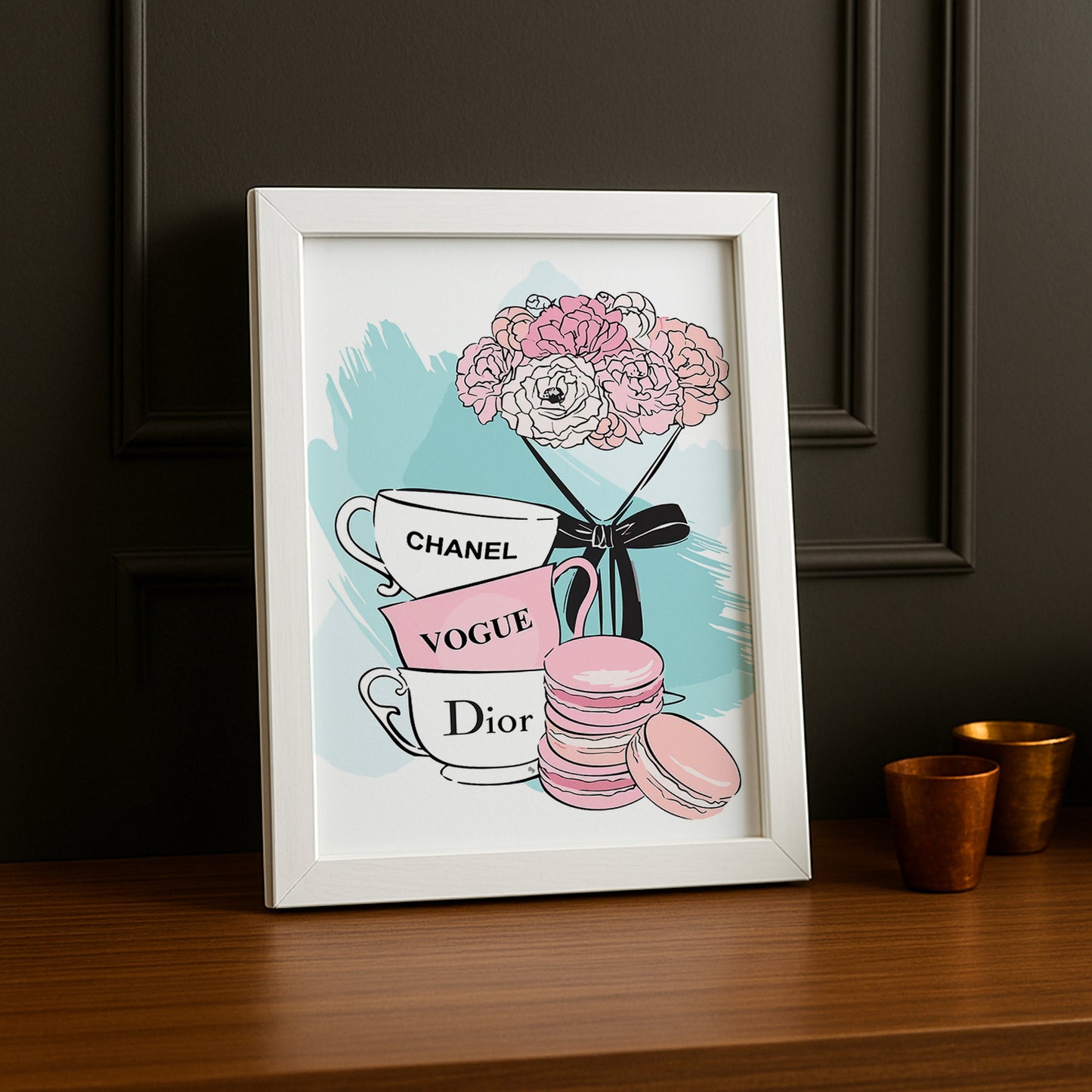 Cadre photo Dior Illustration