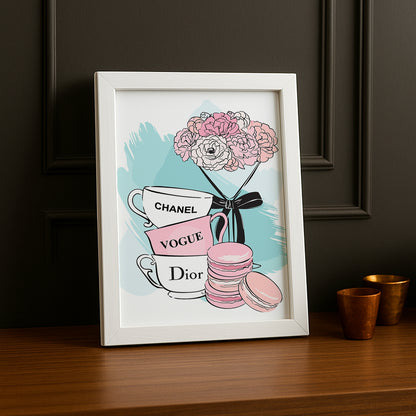 Cadre photo Dior Illustration