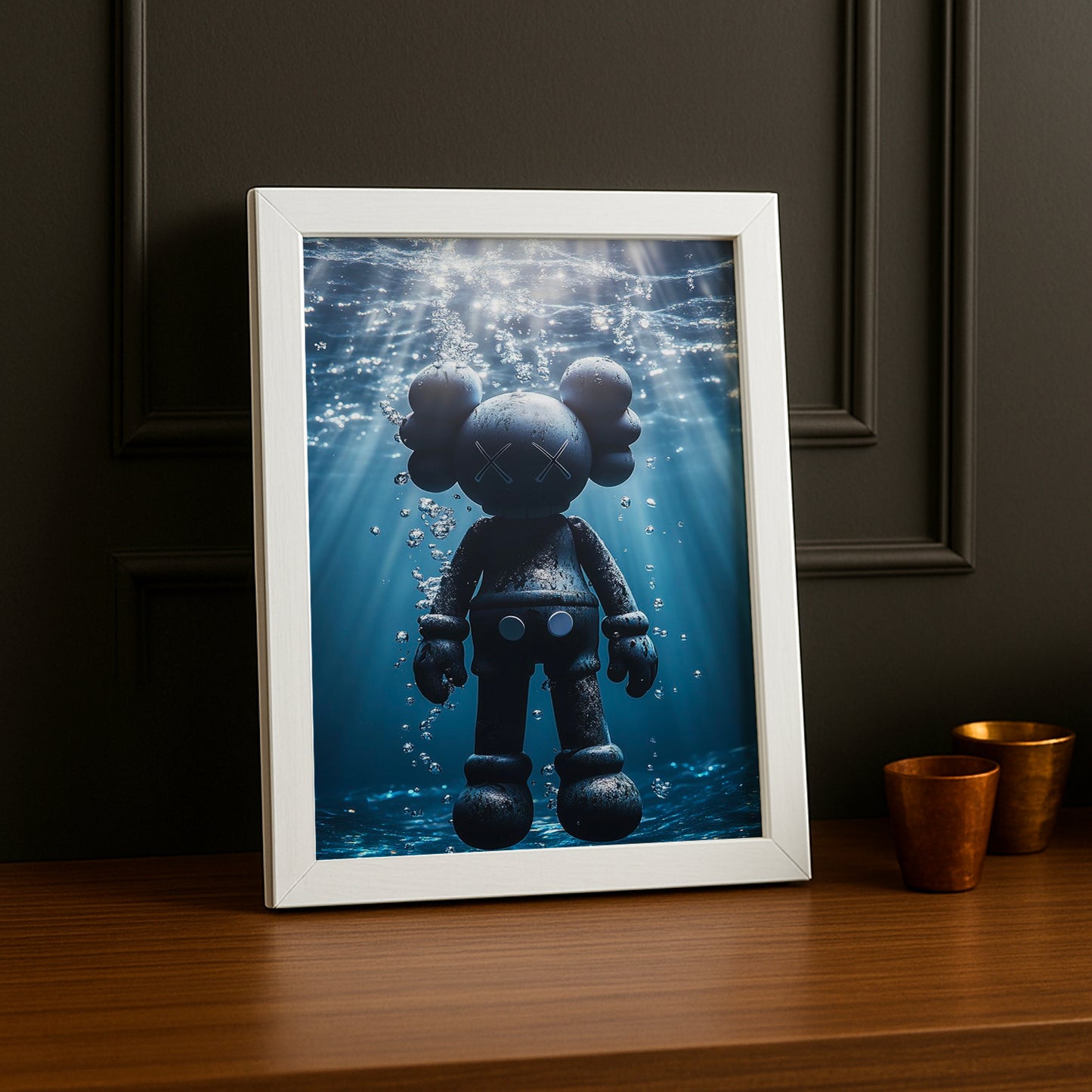 Poster Kaws - Nage