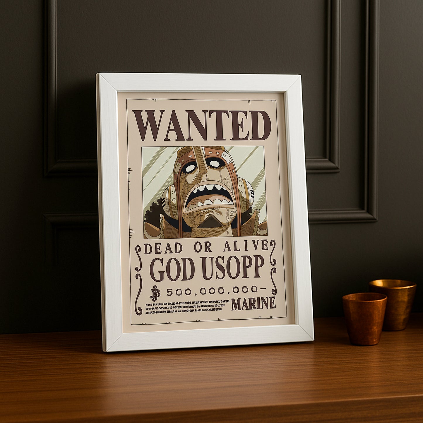 Cadre photo One Piece - Wanted God Usopp