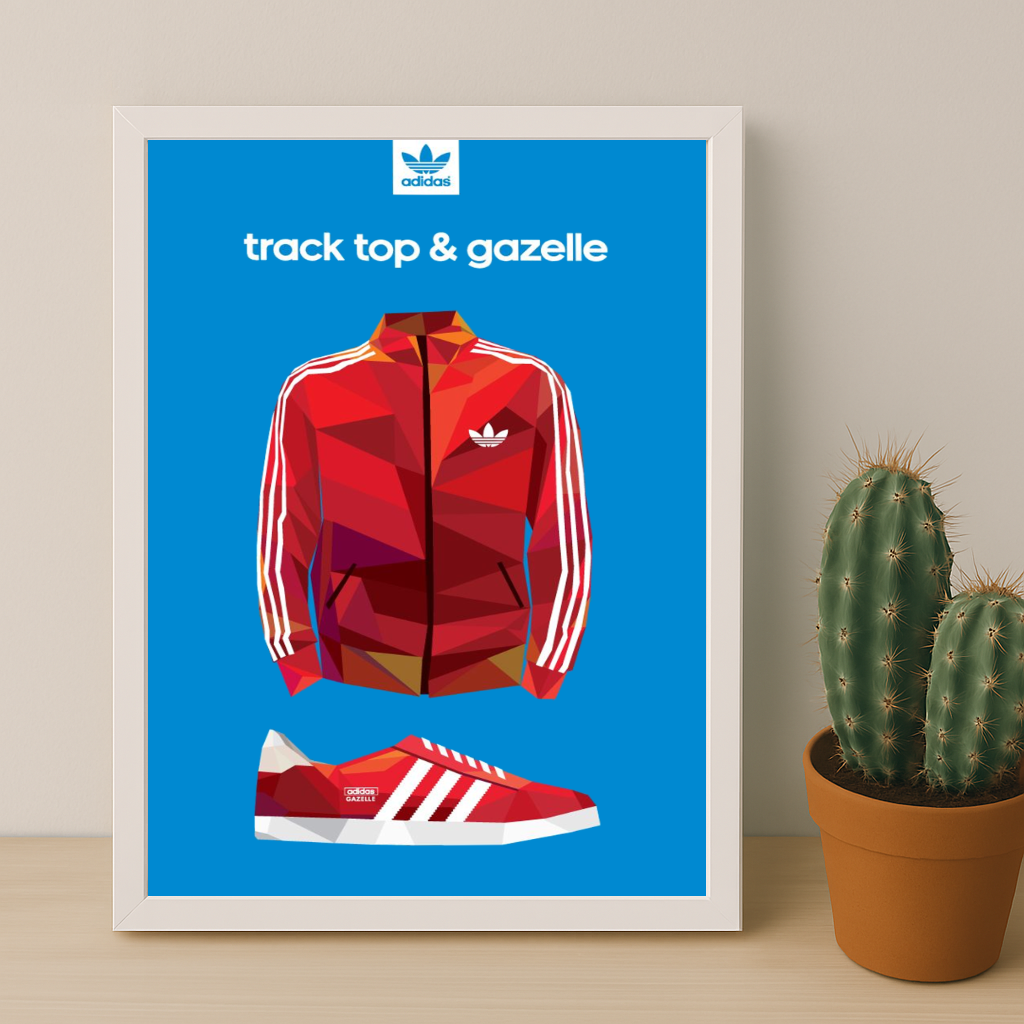 Cadre photo Adidas - Gazelle Outfit