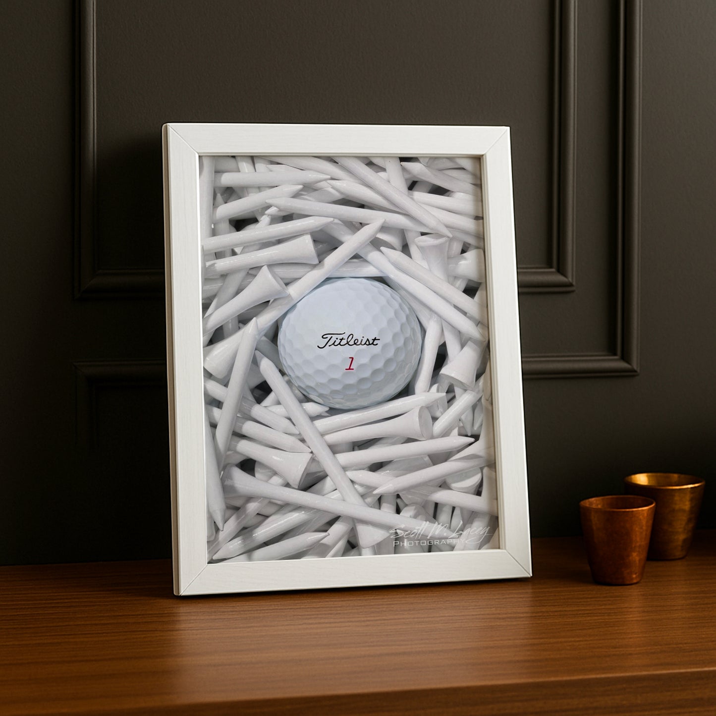 Cadre Photo Golf - Titleist White