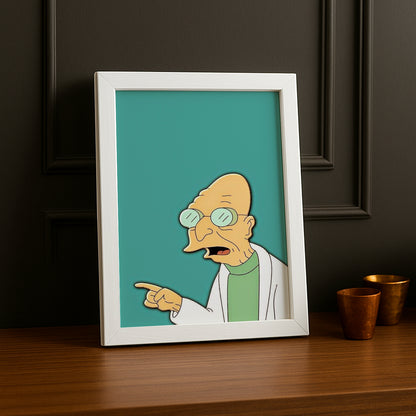 Cadre Photo Futurama - Professeur