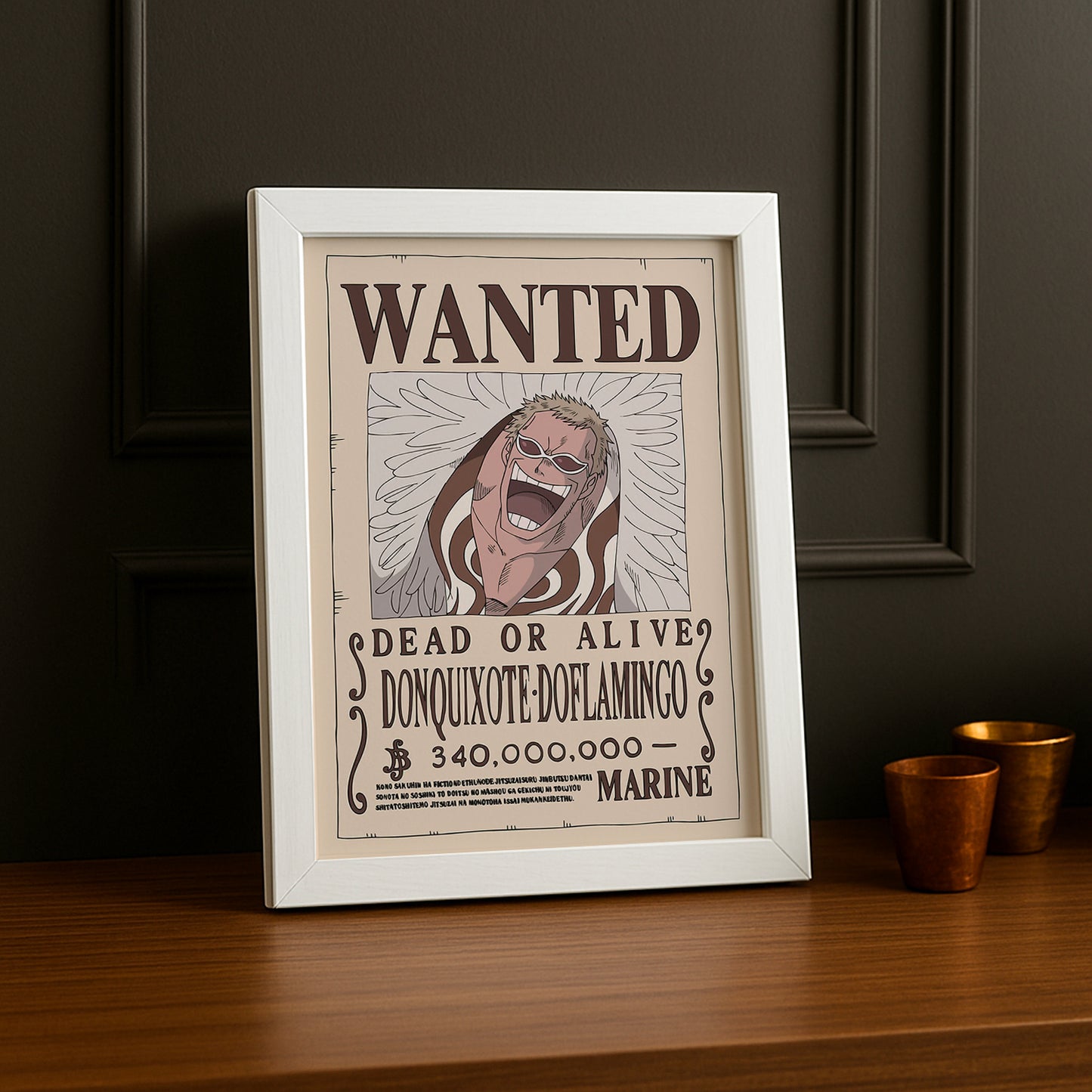 Cadre photo One Piece - Wanted Donquixote Doflamingo