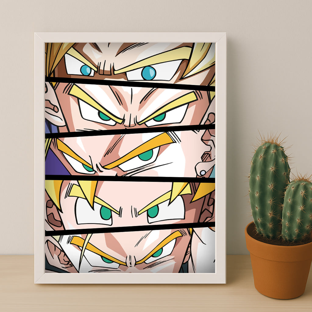 Poster Dragon Ball Z - Eyes Super Saiyans