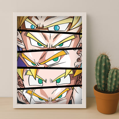 Poster Dragon Ball Z - Eyes Super Saiyans