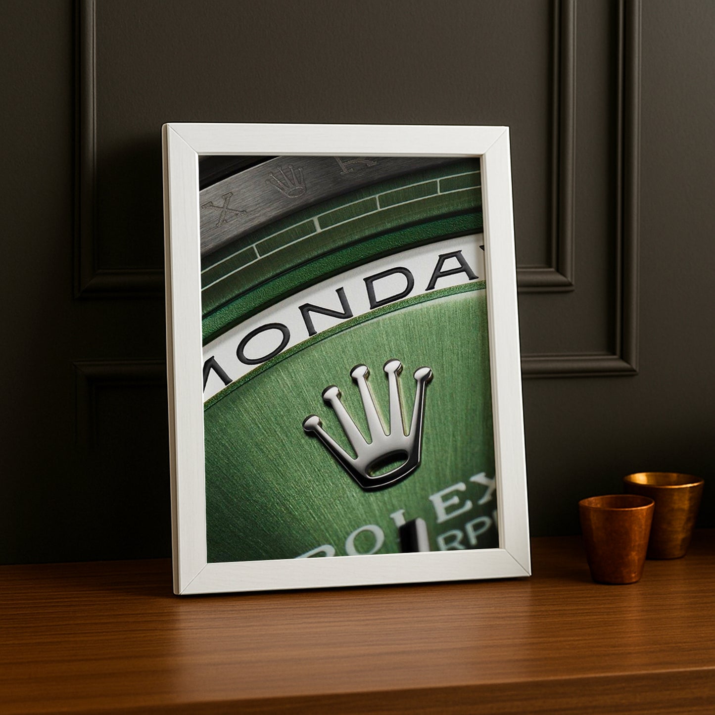 Cadre Photo Rolex - Oyster Vert