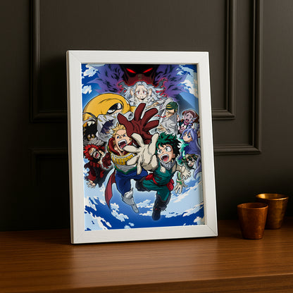 Cadre Photo My Hero Academia - Team