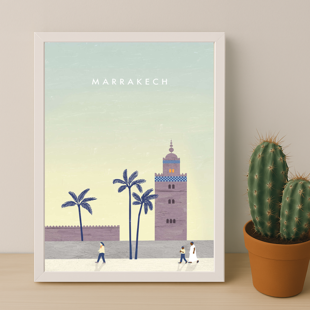 Maroc Marrakech - Poster