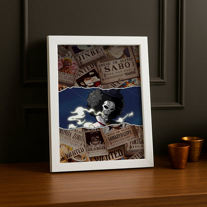 Cadre photo Brook One Piece