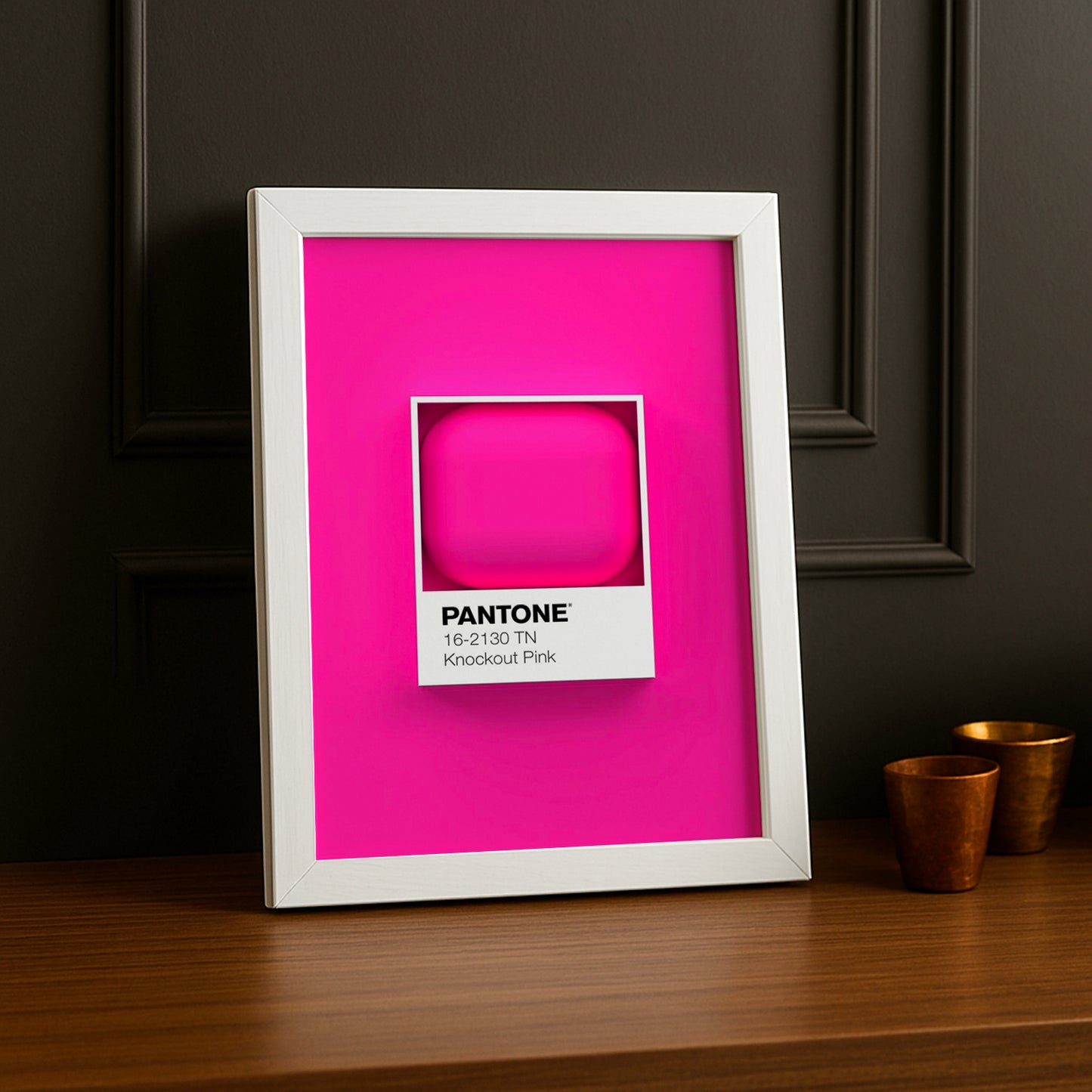 Cadre Photo Pantone Étiquette - Knockout Pink