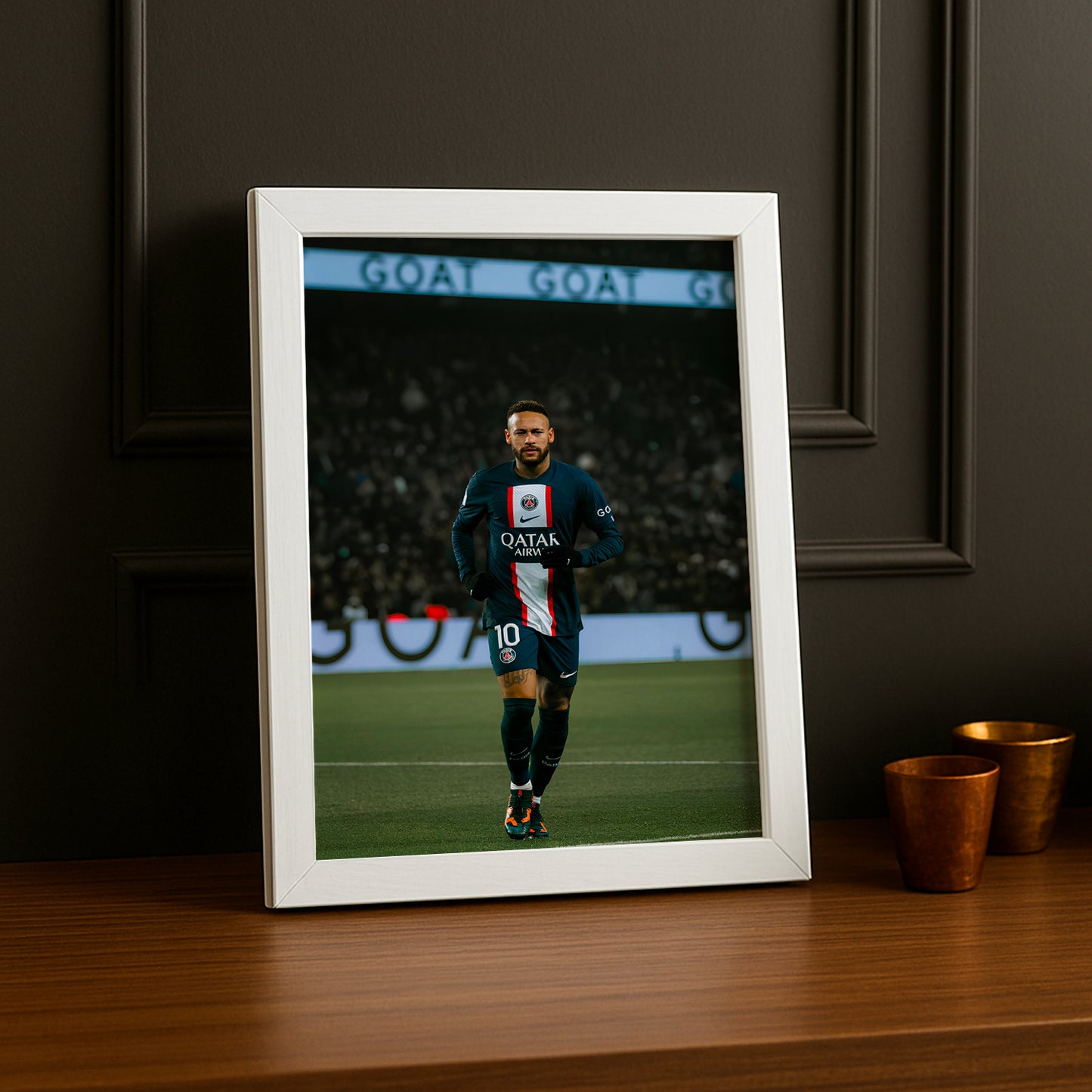 Poster encadrée Paris Saint-Germain - Neymar Junior