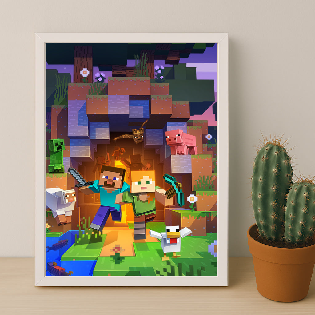 Cadre photo Minecraft