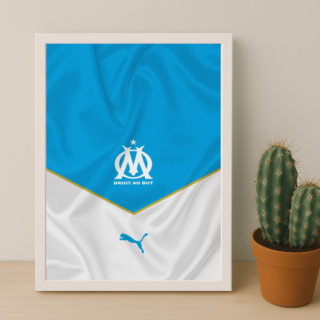 Olympique de Marseille Maillot Puma - Poster