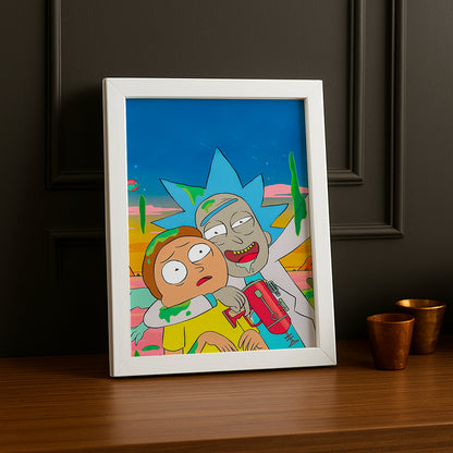 Cadre photo de Rick et Morty