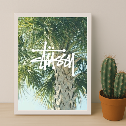 Stüssy Palmier - Poster
