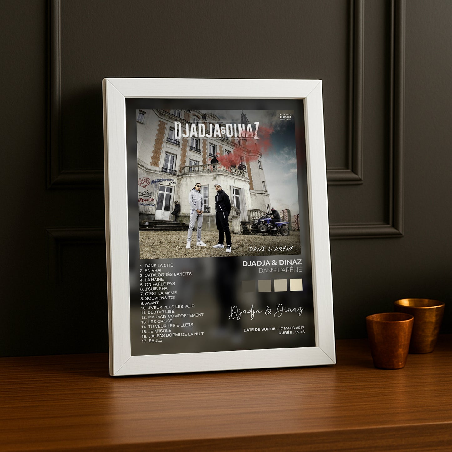 Cadre photo Album - Dans l'Arène Djadja & Dinaz