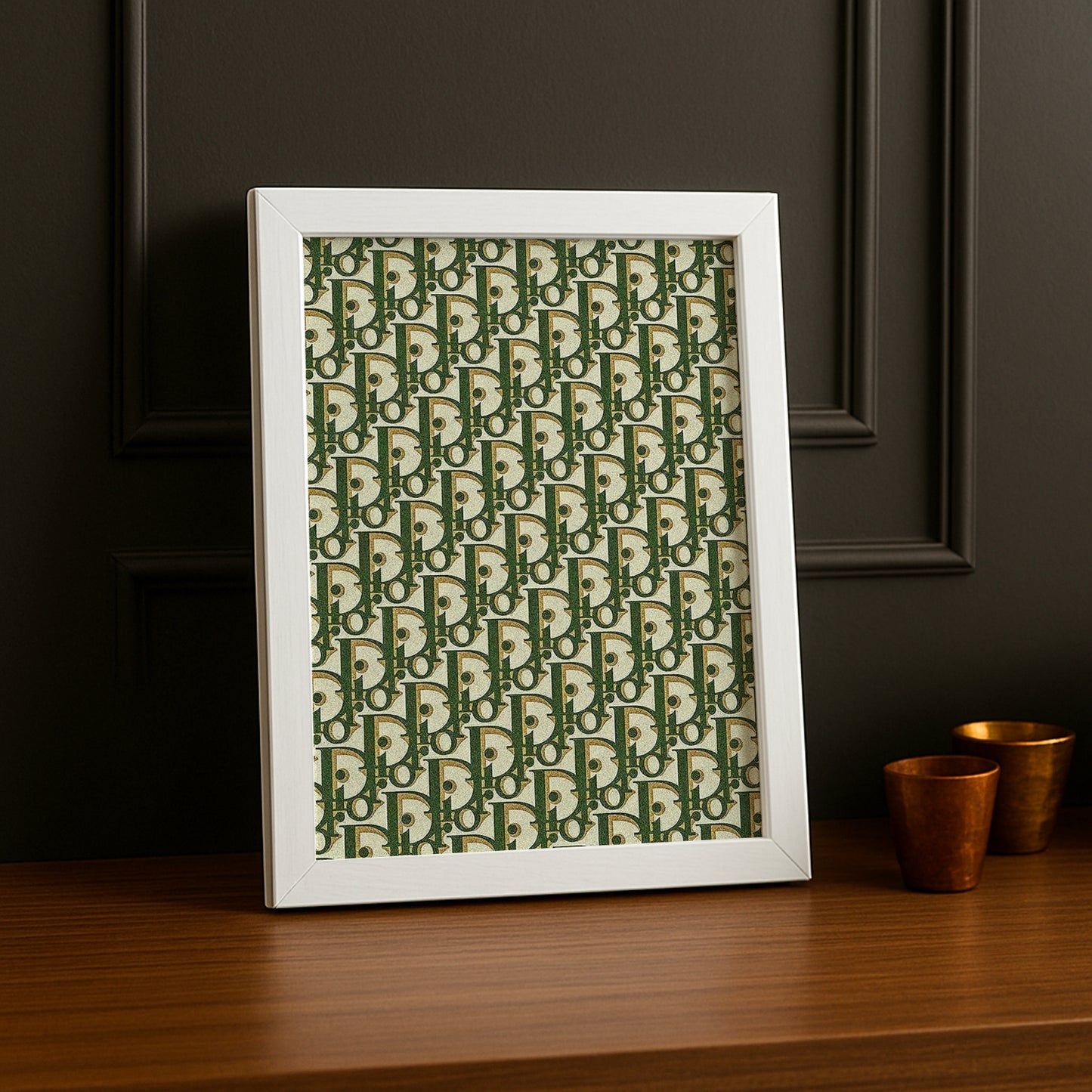 Cadre photo Christian Dior - Monogram vert