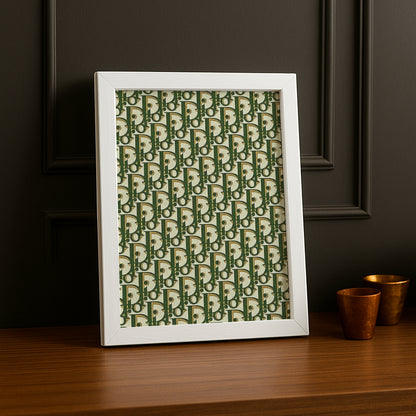 Cadre photo Christian Dior - Monogram vert